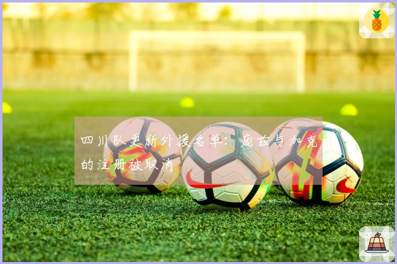 四川队更新外援名单：庞兹与加克的注册被取消